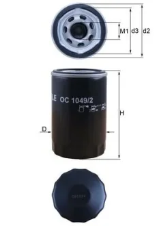 Масляний фiльтр MAHLE OC10492