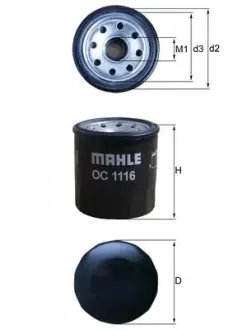 Фильтр масляный MAHLE OC1116