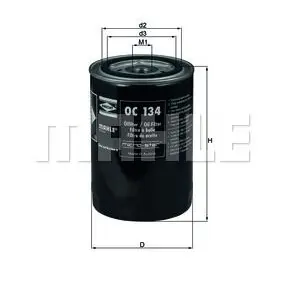 Фільтр масляний MAHLE OC134
