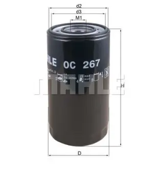Фільтр масляний MAHLE OC267