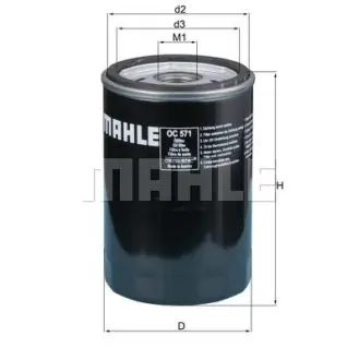 Фільтр масляний MAHLE OC571