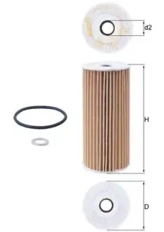 Фільтр масляний MAHLE OX1048D