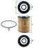 Фільтр масляний MAHLE OX146D (фото 1)