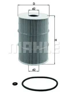 Фільтр масляний MAHLE OX378D