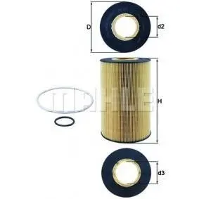 Фільтр масляний MAHLE OX435DECO