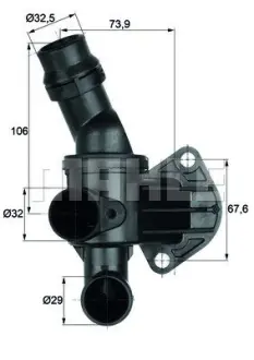 A_Термостат Behr AUDI/SEAT/VW Golf V,Golf VI, Polo 2,0TSI-2,0TDI 06- MAHLE TI680