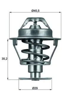 Термостат системи охолодження (89°C) CITROEN AX, SAXO, XSARA, ZX NISSAN MICRA II PEUGEOT 106 I, 106 II ROVER 100 / METRO, CITYROVER 1.4/1.4D/1.5D 09.88-12.05 MAHLE TX8189D