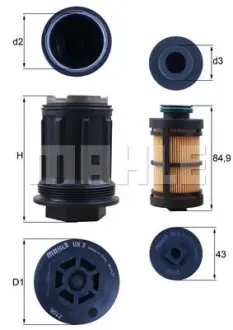 Фільтр карбамідний AdBlue MAHLE UX3KIT
