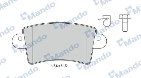 Автозапчасть MANDO MBF015027