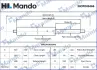 Амортизатор багажника MANDO MOP045466 (фото 1)