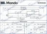 Амортизатор багажника MANDO MOP045495 (фото 1)