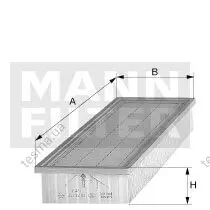 Cabin air filter, element. Фильтр салона, кондиционера, воздушный, элемент MANN-FILTER 4526954106 (фото 1)