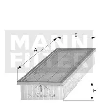 Cabin air filter, element. Фильтр салона, кондиционера, воздушный, элемент MANN-FILTER 4526954106