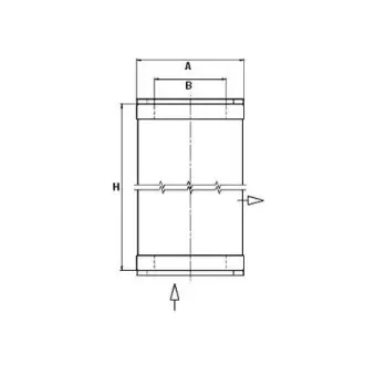Air oil filter separatror, element. Фильтр воздушно-масляный сепаратор, элемент MANN-FILTER 4900054151