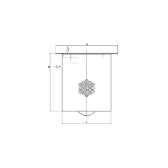 Air oil filter, separator, element. Фильтр воздушно-масляный сепаратор, элемент MANN-FILTER 4900253121
