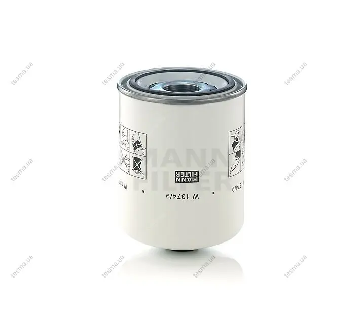 Hydraulic filter, Spin-On. Фильтр гидравлический, накручиваемый MANN-FILTER 6770858416 (фото 1)