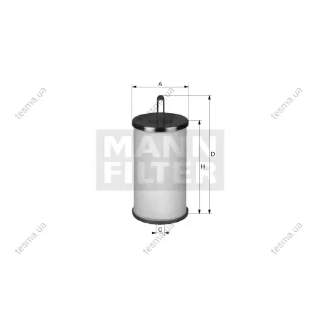 Fuel filter, cartridge. Фильтр топливный, вставка. Фільтр паливний, вставка MANN-FILTER BF801 (фото 1)