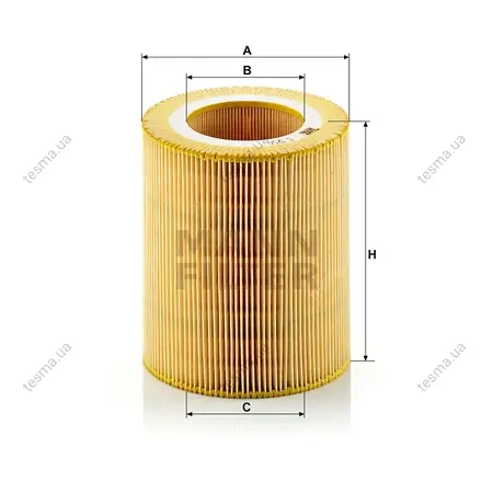Фільтр повітряний MANN-FILTER C1250 (фото 1)