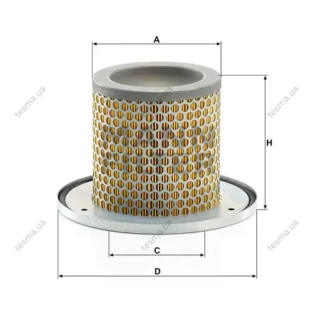 Фільтр повітряний MANN-FILTER C1342KIT (фото 1)