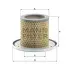 Фільтр повітряний MANN-FILTER C1342KIT (фото 1)