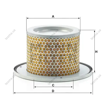 Фільтр повітряний MANN-FILTER C13742KIT (фото 1)