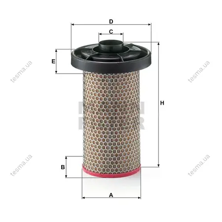 Фильтр воздушный MANN-FILTER C14150 (фото 1)