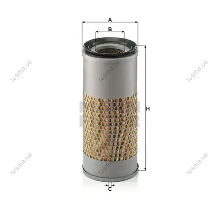 Фільтр повітряний MANN-FILTER C14160 (фото 1)