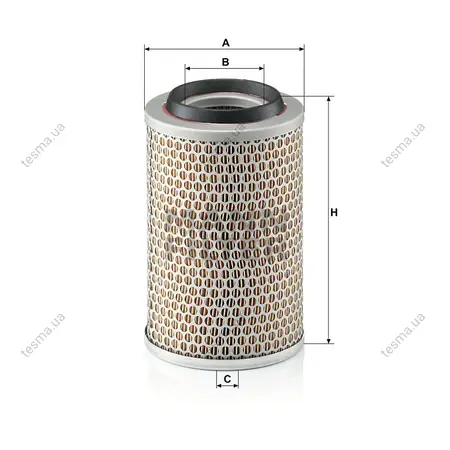 Фільтр повітряний MANN-FILTER C151271 (фото 1)