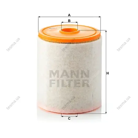 Фільтр повітряний MANN-FILTER C16005 (фото 1)