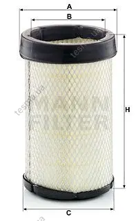 Фільтр повітряний MANN-FILTER C17017 (фото 1)