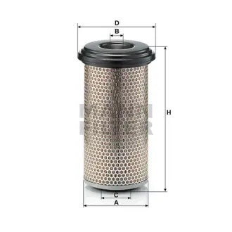 Фільтр повітряний MANN-FILTER C17225