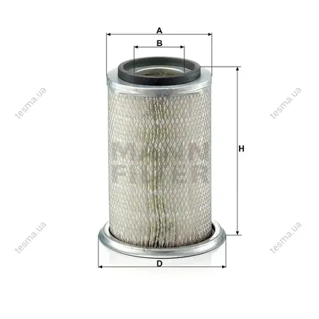 Фільтр повітряний MANN-FILTER C181801 (фото 1)