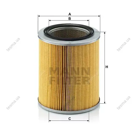 Фильтр воздушный MANN-FILTER C182184 (фото 1)