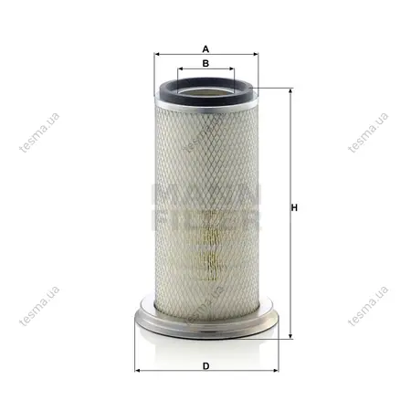 Фильтр воздушный MANN-FILTER C22025 (фото 1)
