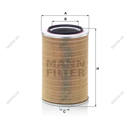 Фільтр повітряний MANN-FILTER C245081 (фото 1)