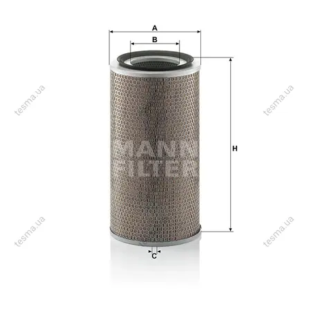 Фільтр повітряний MANN-FILTER C24725 (фото 1)