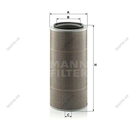 Фільтр повітряний MANN-FILTER C261215 (фото 1)