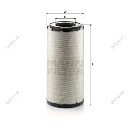 Фільтр повітряний MANN-FILTER C281580 (фото 1)