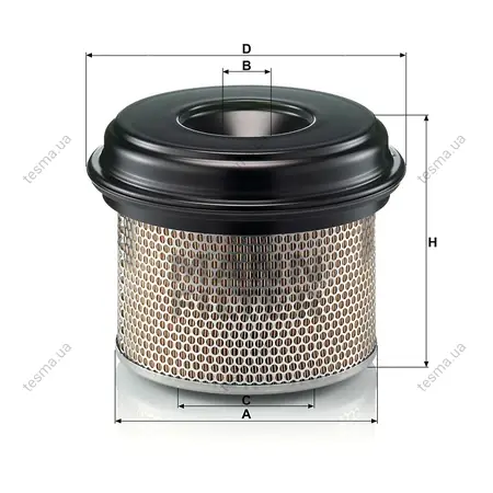 Фільтр повітряний MANN-FILTER C28715 (фото 1)