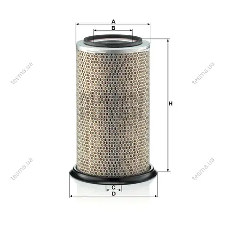 Фільтр повітряний MANN-FILTER C28750 (фото 1)