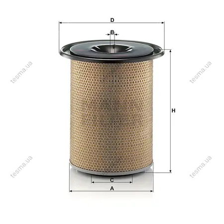 Фільтр повітряний MANN-FILTER C301185 (фото 1)