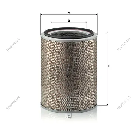 Фільтр повітряний MANN-FILTER C311256 (фото 1)
