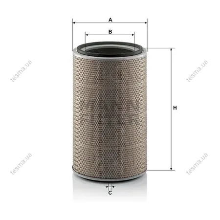 Фільтр повітряний MANN-FILTER C331605 (фото 1)