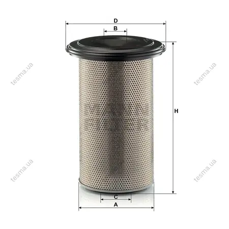 Фільтр повітряний MANN-FILTER C33920 (фото 1)