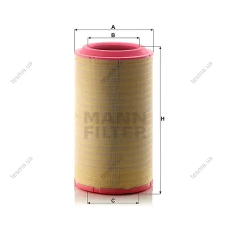 Фільтр повітряний MANN-FILTER C3726802 (фото 1)