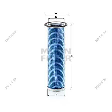 Фільтр повітряний, вторинний MANN-FILTER CF10020X (фото 1)