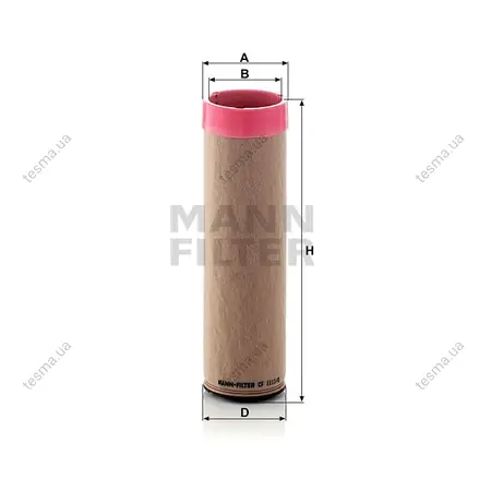 Фільтр повітряний, вторинний MANN-FILTER CF11112 (фото 1)