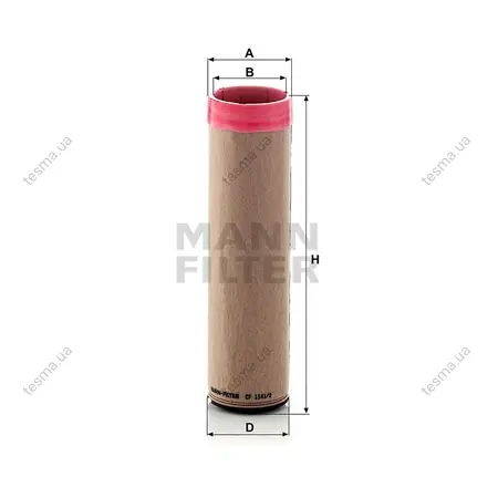 Фільтр повітряний, вторинний MANN-FILTER CF11412 (фото 1)