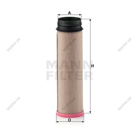 Фільтр повітряний, вторинний MANN-FILTER CF1260 (фото 1)