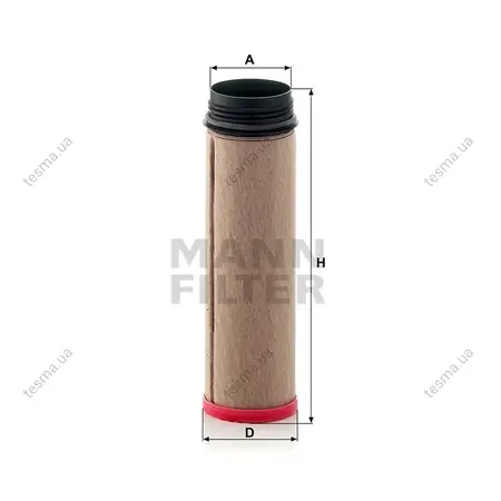 Фильтр воздушный, байпасный MANN-FILTER CF1280 (фото 1)